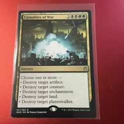 Casualties of War War of the Spark - Magic the Gathering MTG Artifact NM - Image 1