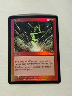 MTG FOIL Fireblast FNM Promos Magic the Gathering - Image 1