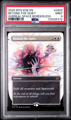 2025 MTG EDGE OF ETERNITIES SURREAL SPACE BORDERLESS BEYOND THE QUIET PSA 9 - Image 1