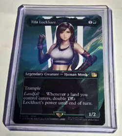 Tifa Lockhart (Borderless) (Surge Foil) Final Fantasy Foil NM - Image 1