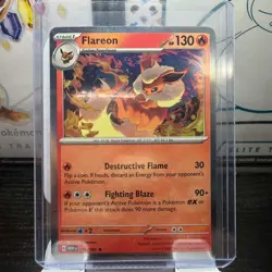 Pokemon 151 Flareon, Vaporeon, Jolteon - Eeveelutions 3 Card Holo Lot NM - Image 4