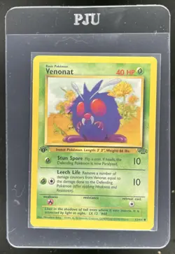 1999 Pokemon Jungle 1st Edition Venonat #63/64 - Image 1