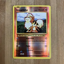 Growlithe Reverse Holo 17/108 - Pokemon TCG - XY Evolutions - NM - Image 1