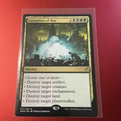 Casualties of War War of the Spark - Magic the Gathering MTG Artifact NM - Image 1