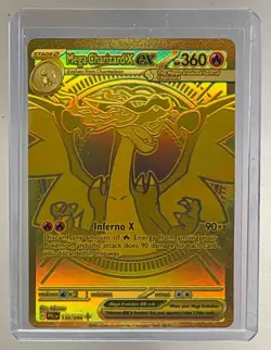 Mega Charizard X ex 2025 Pokemon Phantasmal Flames #130 - Image 1