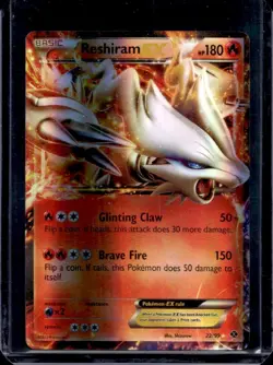 2012 Pokemon Black & White Next Destinies Reshiram #22 - Image 1