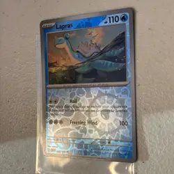 Pokemon TCG Lapras SV03: Obsidian Flames 045/197 Reverse Holo Uncommon - Image 2