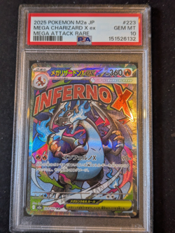 Pokemon Mega Charizard X ex 223/193 Mega Dream ex Mega Attack Rare Holo PSA 10 - Image 1