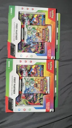 🔥 Pokemon First Partner Illustration Collection (Series 1) – SEALED 🔥 LOT OF 2 - Image 1