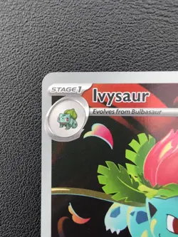 Ivysaur 134/132 Illustration Rare Pokemon Card Mega Evolution Holo Full Art - NM - Image 3