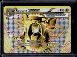 2016 Pokemon XY BREAKpoint Raticate BRE #89/122 - Image 1