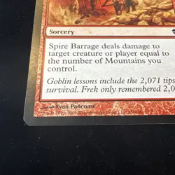 Spire Barrage #150 (LP) Zendikar ZEN Magic MTG - Image 3