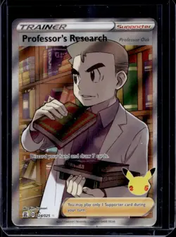 2021 Pokemon SWSH Celebrations Professor's Research: Professor Oak #024/025 - Image 1
