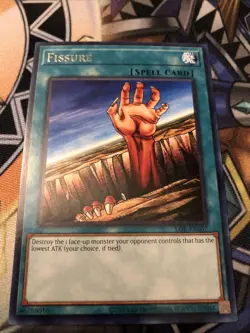 YuGiOh! - Fissure LOB-EN057 Rare 25th Anniversary Edition Near Mint - Image 1