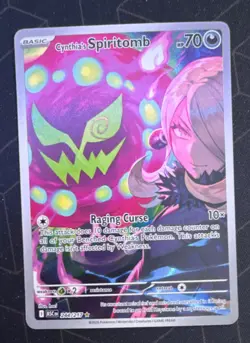 Pokemon Cynthia's Spiritomb Full Art Holo Basic 70HP 10× 244/217 English - Image 1