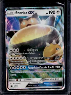 2015 Pokemon SM Black Star Promos Snorlax #SM05 - Image 1