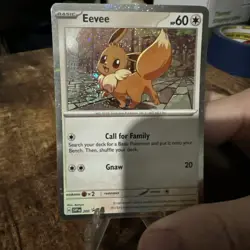 Pokemon Destined Rivals - Eevee SVP 200 Blister Promo 2 Swirls - Image 1