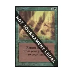 WOTC MtG Collector's Ed Regrowth (CE) (U) EX - Image 1