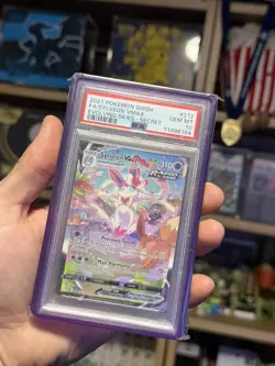 Sylveon Vmax 212/203 Secret Evolving Skies Pokemon PSA 10 - Image 1