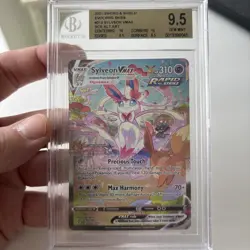 Sylveon VMAX Alt Art Evolving Skies Sword Shield Pokemon TCG 212/203 BGS 9.5 GEM - Image 4
