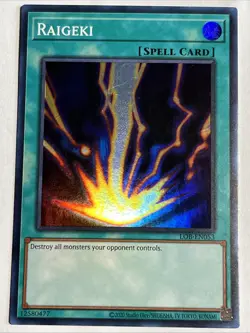 Raigeki LOB-EN053 Legend of Blue Eyes White Dragon (25th Anniversary Edition) NM - Image 1