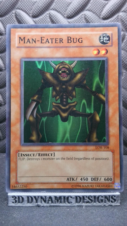 | Yugioh Man-Eater Bug LOB-108 Super Rare Legend Of Blue Eyes PL | - Image 1