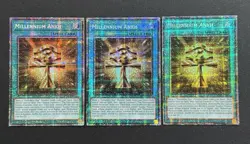 2025 YUGIOH MP25 1ST ED STARLIGHT RARE MILLENNIUM ANKH X2 NM SET - Image 1