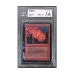 WOTC MtG Alpha Fireball (C) NM - Image 1