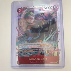 One Piece CCG Roronoa Zoro Egghead/Straw Hat Crew Character Card EB04-007 SRop15 - Image 1