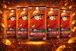5 PACKS!! OP-13 Carrying On His Will Booster Pack, One Piece, Japanese Edition - Image 1