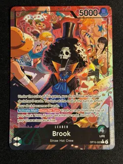 ONE PIECE BROOK OP15-022 ALT ART LEADER ADVENTURE ON KAMI’S ISLAND OP15-EB04 - Image 1