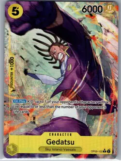 Gedatsu (Alt Art) OP05-102 English Awakening of the New Era - One Piece - NM - Image 1