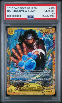 2025 ONE PIECE OP12-LEGACY OF THE MASTER #119 BARTHOLOMEW KUMA PSA 10 - Image 1