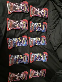 Pokemon Destined Rivals Sleeved Booster Packs Lot of 10 - Image 1