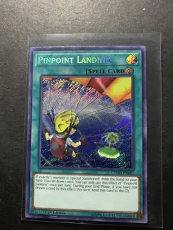 Yugioh - Pinpoint Landing (Secret Rare) (1st Edition) - CYHO-EN081 (P) - Image 1