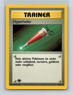 Full Heal Pokemon German Base Set 1st Edition (HYPERHEILER) #82 NM/LP - Image 1