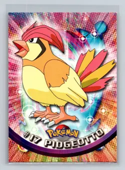 Pidgeotto 1999 Topps Pokemon TV Card #17 NM - LP - Image 1