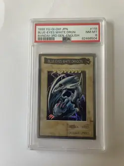 1998 Blue Eyes White Dragon Bandai Psa 8 3rd Gen #118 - Image 5