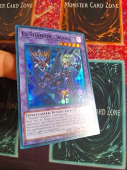Yu-Gi-Oh! El Shaddoll Winda SDSH-EN047 Super Rare 1st Edition Near Mint - Image 2