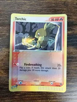 Torchic 77/97 EX Dragon Reverse Holo Rare 2003 Pokemon - Image 2