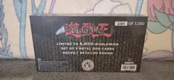 Yu-Gi-Oh! Limited Edition Metal God Card Collection Number 2289 Of 5000 - SEALED - Image 2