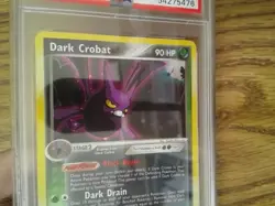 Dark Crobat 3/109 Team Rocket Returns Graded Pokemon Card - PSA 8 Holo Rare - Image 2