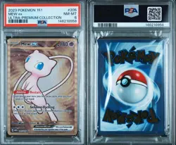 2023 Pokemon 151 Mew ex Ultra Premium Collection. card # 205. PSA 8 (METAL) - Image 1
