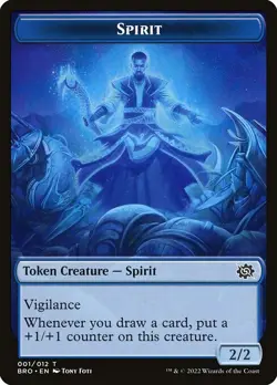 Spirit Token - The Brothers' War Tokens | MTG Card - Image 1