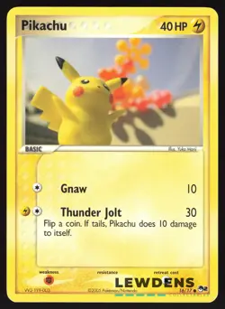 Pikachu - 16/17 - Common - Pop Series 2 - Pokemon Card - Image 1