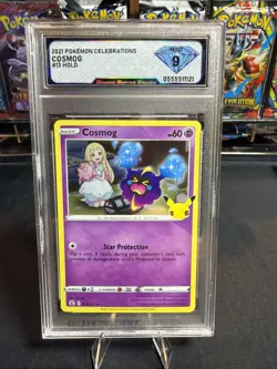 Cosmog Pokemon Celebrations 2021 013/025 Holo DSG Mint 9 Graded Card - Image 1