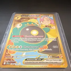 Pokemon Iono's Bellibolt ex Double Rare Full Art Holo SV09 188/159 EX Card - Image 2