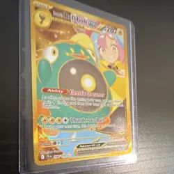Pokemon Iono's Bellibolt ex Double Rare Full Art Holo SV09 188/159 EX Card - Image 3