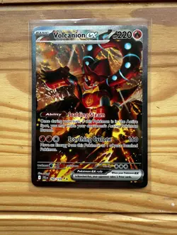 Pokemon TCG Volcanion EX Card 182/159 Sir Journey Together Mint Condition - Image 1