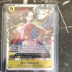 Namco Boa Hancock OP14-112 Holo Character Card 10000 Power Azure Sea's Seven - Image 1
